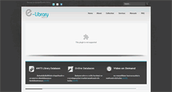 Desktop Screenshot of e-lib.mwit.ac.th